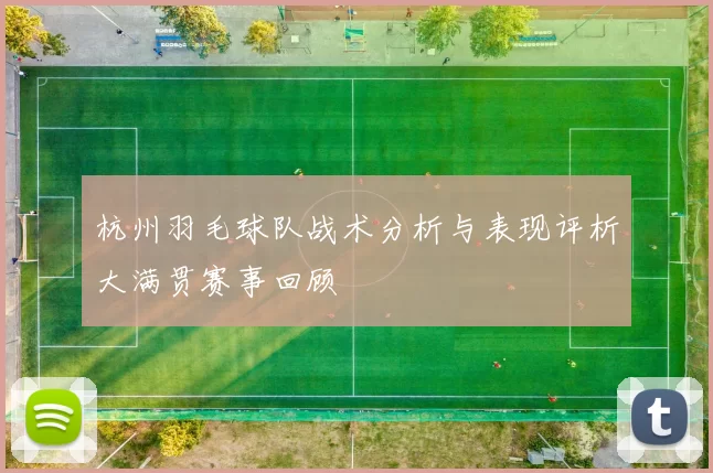 杭州羽毛球队战术分析与表现评析大满贯赛事回顾