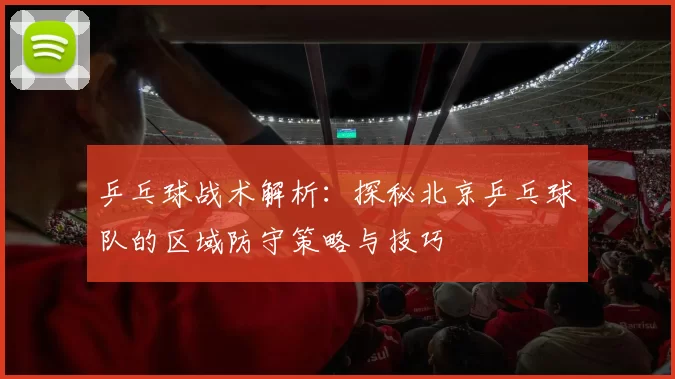 乒乓球战术解析：探秘北京乒乓球队的区域防守策略与技巧