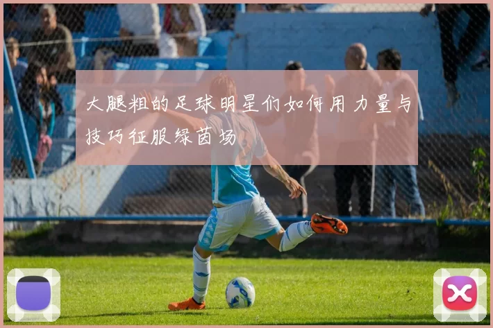大腿粗的足球明星们如何用力量与技巧征服绿茵场